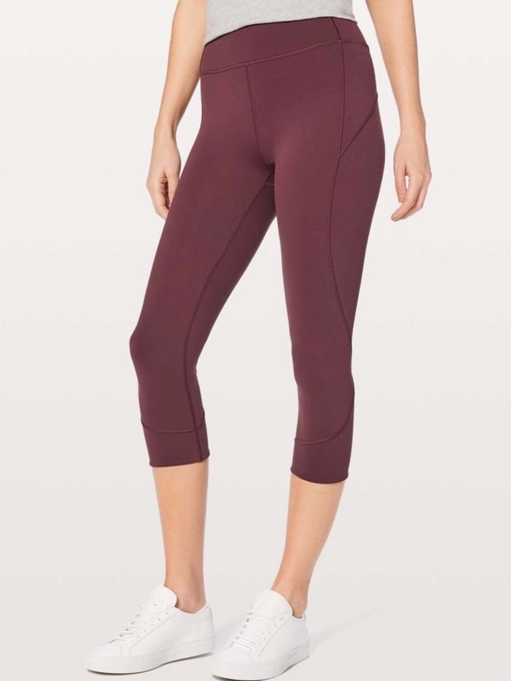 Lululemon In Movement High-Rise Everlux Crop Leggings in Redwood 12